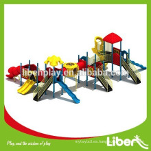 Juegos de madera aprobados CE del juego del patio con los sistemas de madera del juego de la diapositiva de Playset para la venta